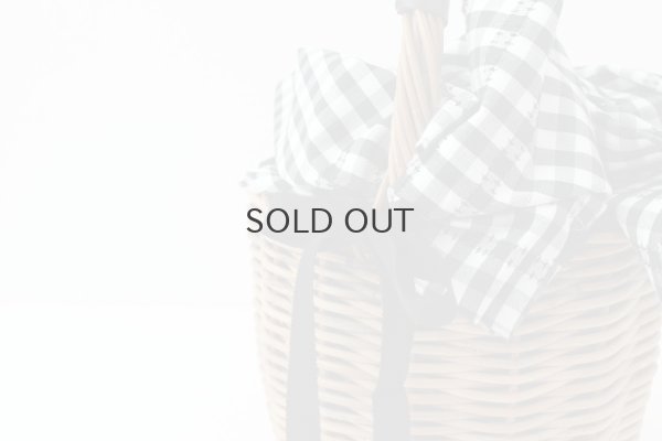 画像6: ギンガムチェック・かぶせ (41503:BK)