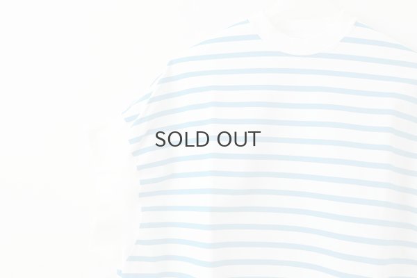 画像3: フレンチスリーブ・シャツ コットンジャージー・ボーダー (55502:WHCY)