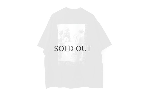 画像1: オーガニック・コットン・プリント Big T-shirt  (55508:BKGY)