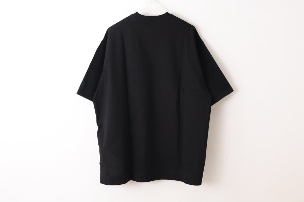 画像2: オーガニック・コットン・プリント Big T-shirt  (55508:BKGY)