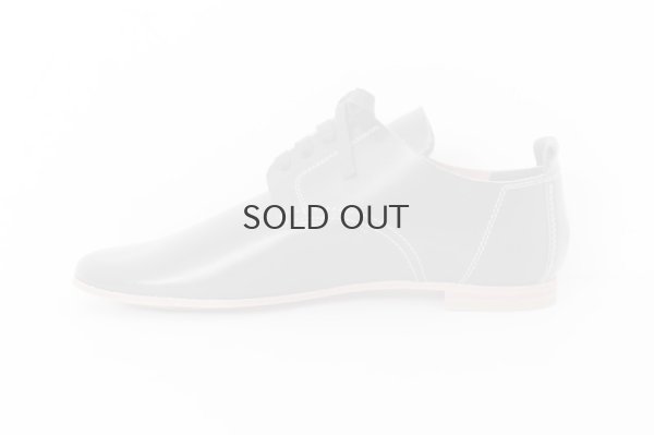 画像3: ブライドルレザー フラット紐靴（BK）