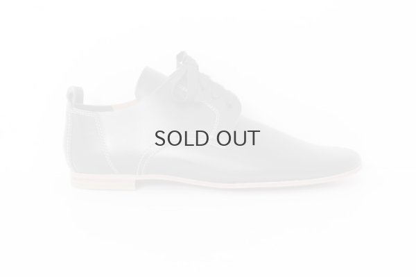 画像4: ブライドルレザー フラット紐靴（BK）