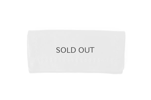 画像1: 牛ソフトレザー ステッチ ソフト長財布（BK）