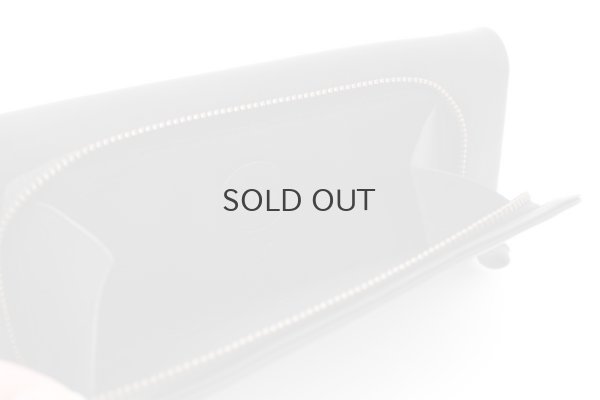 画像5: 牛ソフトレザー ステッチ ソフト長財布（BK）