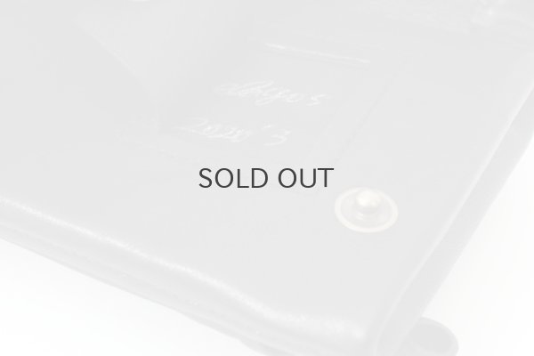 画像8: 牛ソフトレザー ステッチ ソフト長財布（BK）