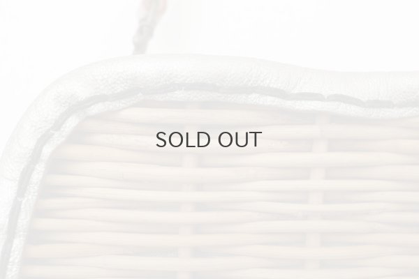 画像5: メタリックレザー 籘付き長財布 E金具(SV)