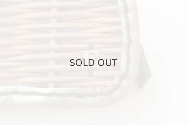 画像4: メタリックレザー 籘付き長財布 E金具(SV)