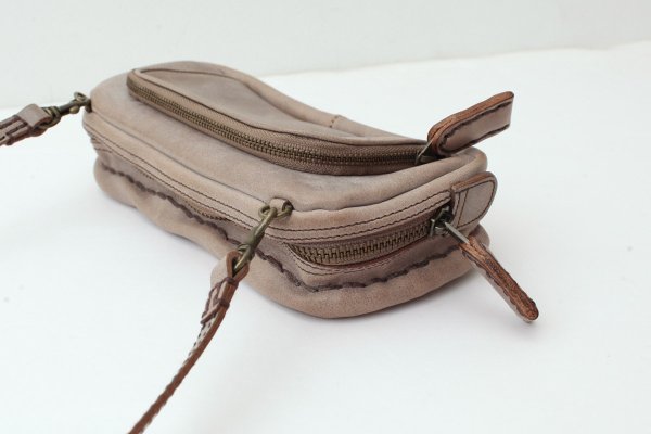 画像5: ショルダーレザー籐付き長財布 E金具 (OAK）