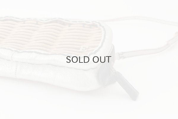 画像2: 別注!! メタリックレザー 籘付き長財布 E金具（SV）
