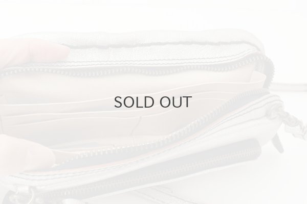 画像8: メタリックレザー 籘付き長財布 E金具(SV)