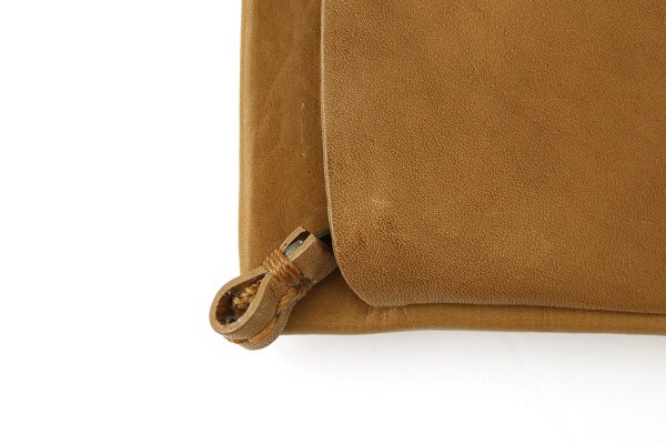 画像6: 牛ソフトレザー カシメ付き ソフト長財布 (BG)