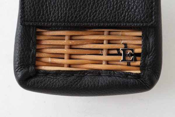 画像6: フニュ・シュリンク 籐付きミニサイフ (BK)