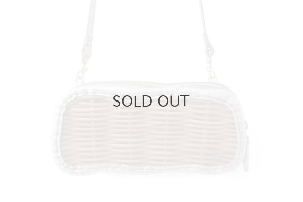 画像1: ソフトメタリック 籐付き長財布 E金具 (SV）