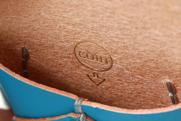 画像5: ベルトレザー 封筒型サイフ (35636:BL)