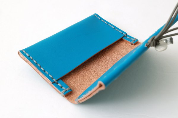 画像6: ベルトレザー カード入れ (35637:BL)