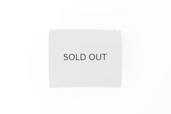 画像2: オイルショルダー 素押しカシメ 三つ折り財布 (BK)