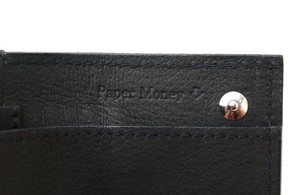 画像8: オイルショルダー 素押しカシメ 三つ折り財布 (BK)