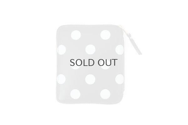 画像1: CDG WALLET Polka Dots Printed (BK)