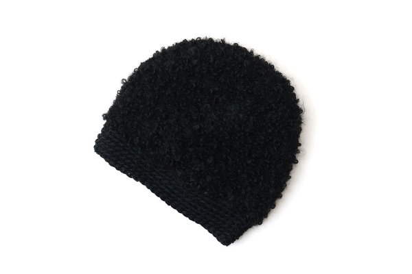 画像3: 【受注生産】別注!! モヘアループ ニットクロッシェ (BK)