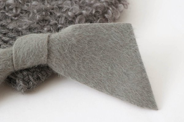 画像5: 【受注生産】別注!! モヘアループ ニットクロッシェ (GY)
