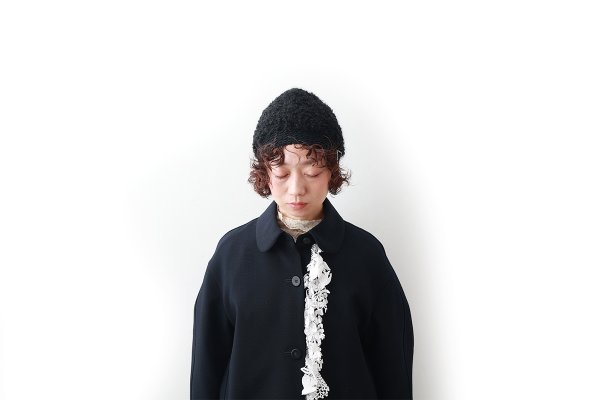 画像15: 【受注生産】別注!! モヘアループ ニットクロッシェ (BK)