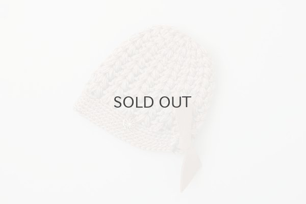 画像1: 別注!! ボーボリー ニットクロッシェ フェルトリボン付き  (BR) 