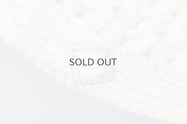 画像3: 別注!! ボーボリー ニットクロッシェ (WH) 