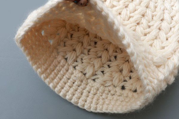 画像4: 別注!! ボーボリー ニットクロッシェ (WH) 