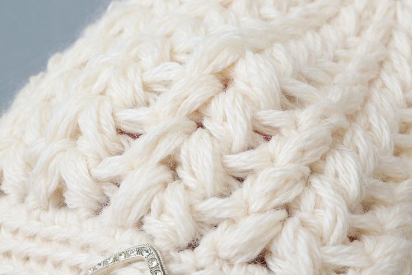 画像5: 別注!! ボーボリー ニットクロッシェ (WH) 