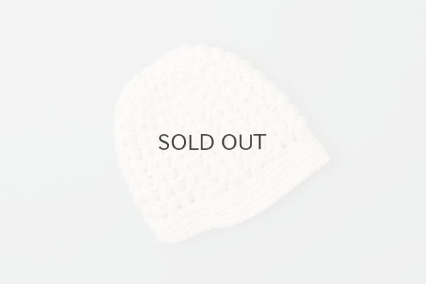 画像2: 別注!! ボーボリー ニットクロッシェ (WH) 