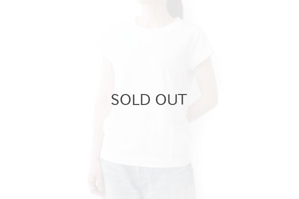 画像2: 30/-天竺 フレンチスリーブTシャツ（6906:WH）
