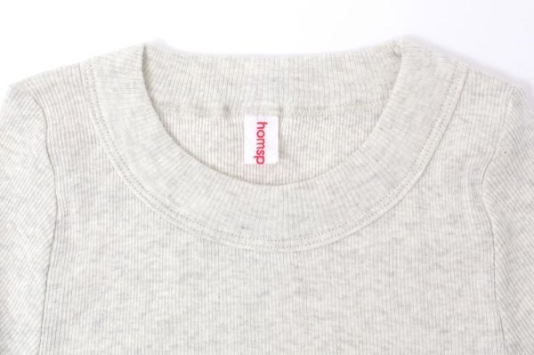 画像4: 40/一丸胴テレコ クルーネック長袖プルオーバー (6014:OTM)