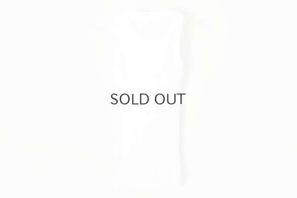 画像7: 40/-丸胴テレコ ノースリーブプルオーバー（6388:WH）