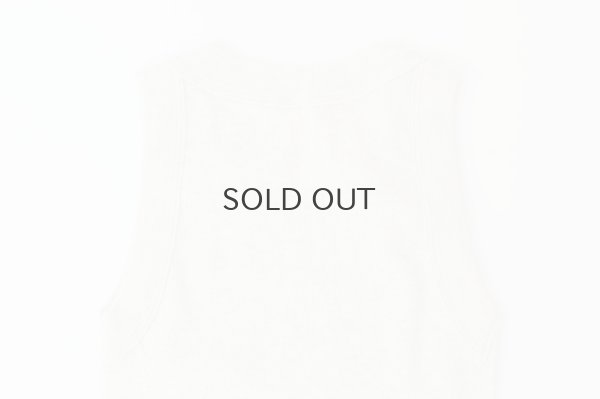 画像7: 40/-丸胴テレコ ノースリーブプルオーバー（6388:OTM）