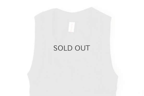 画像4: 40/一丸胴テレコ ノースリーブプルオーバー（6388:BK）