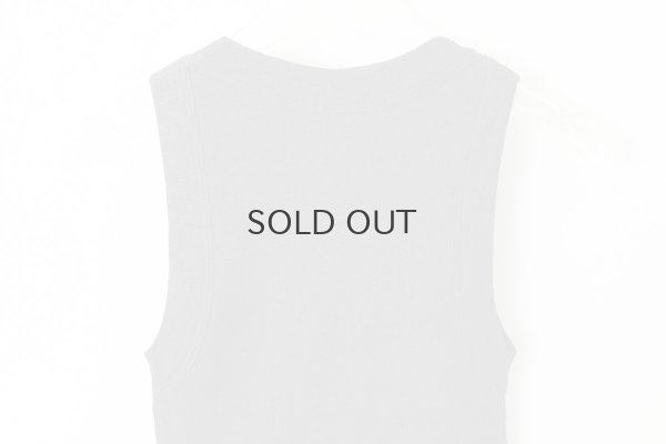 画像7: 40/-丸胴テレコ ノースリーブプルオーバー（6388:TCH）