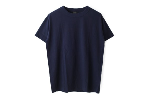 画像1: 30/-天竺 半袖Tシャツ（6271:NV）