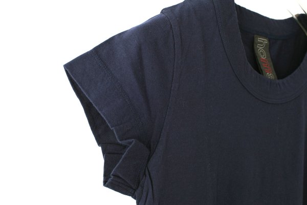 画像4: 30/-天竺 フレンチスリーブTシャツ (6906:NV)