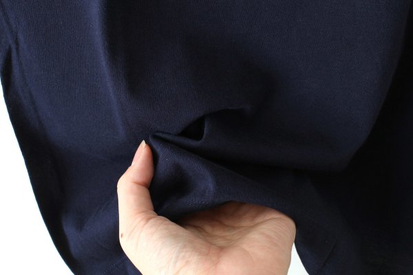 画像6: 30/-天竺 フレンチスリーブTシャツ (6906:NV)