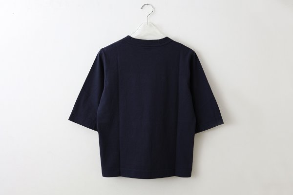 画像2: 30/-天竺 6分袖Tシャツ（241-6370:NV）