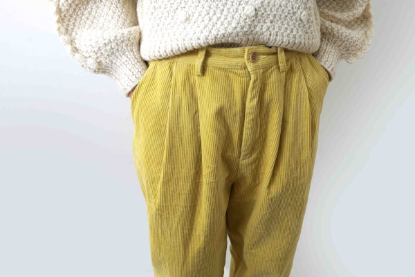 画像13: コーデュロイ タックPT（242-3390:BK）