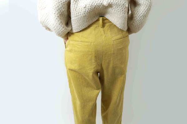 画像14: コーデュロイ タックPT（242-3390:BK）