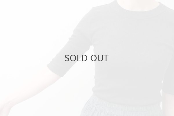 画像13: 40/- 丸胴テレコ 五分袖プルオーバー (251-6301:SX)