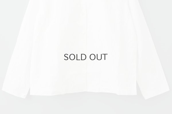 画像8: コンパクトウェザー長袖ブラウス (WH)