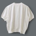 30/-天竺 クルーネック半袖PO（6553:WH）