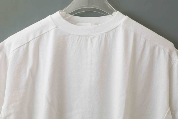 画像3: 30/-天竺 クルーネック半袖PO（6553:WH）