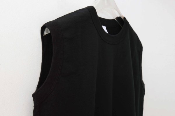 画像4: 40/2天竺 ノースリーブプルオーバー (6346:BK)