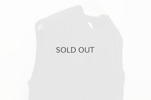 画像4: 40/2天竺 ノースリーブプルオーバー (6346:BK)