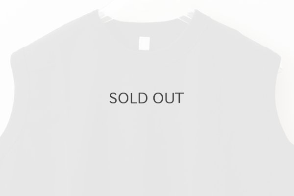 画像3: 40/2天竺 ノースリーブプルオーバー (6346:BK)