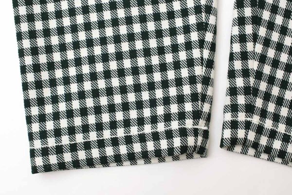 画像7: ウールギンガムギャザーPT (252-3399:OF×DGR)